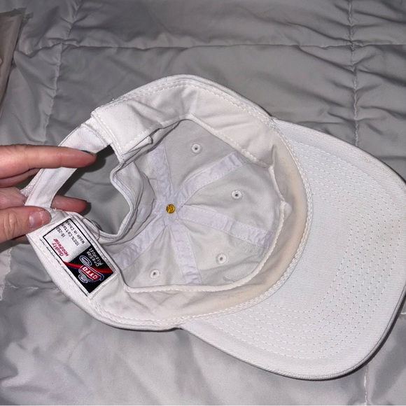 Ritz Carlton Bachelor Gulch Colorado Hat Cap Rhinestone White Silver Sparkles - Picture 3 of 5